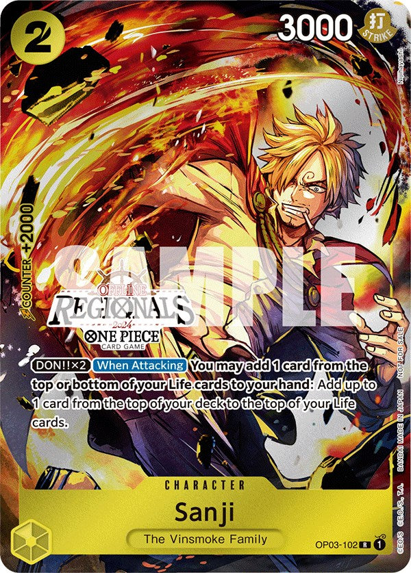 Sanji (Offline Regional 2024) [Participant] [One Piece Promotion Cards] | Event Horizon Hobbies CA