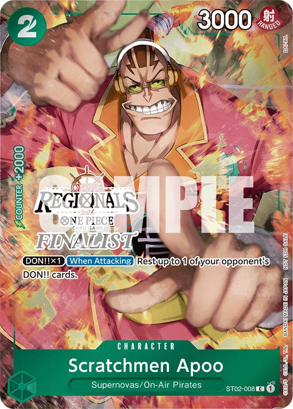 Scratchmen Apoo (Online Regional 2024) [Finalist] [One Piece Promotion Cards] | Event Horizon Hobbies CA