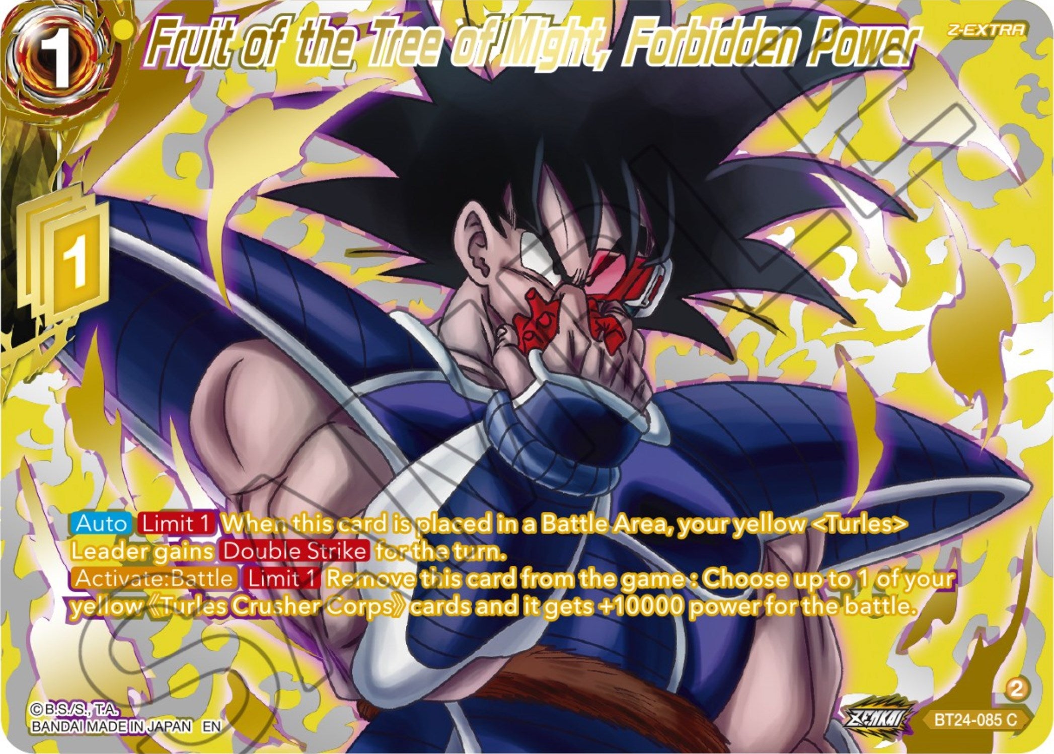 Fruit of the Tree of Might, Forbidden Power (Collector Booster) (BT24-085) [Beyond Generations] | Event Horizon Hobbies CA