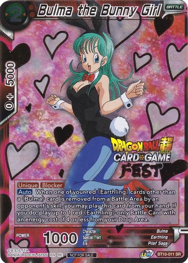 Bulma the Bunny Girl (Card Game Fest 2022) (BT10-011) [Tournament Promotion Cards] | Event Horizon Hobbies CA