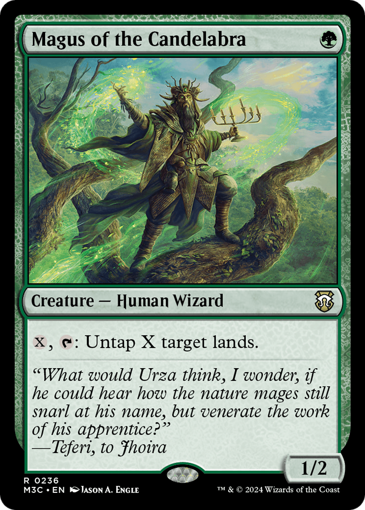 Magus of the Candelabra (Ripple Foil) [Modern Horizons 3 Commander] | Event Horizon Hobbies CA