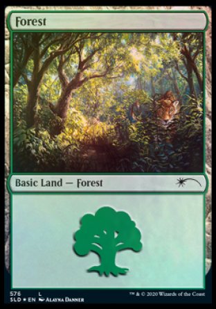 Forest (Cats) (576) [Secret Lair Drop Promos] | Event Horizon Hobbies CA