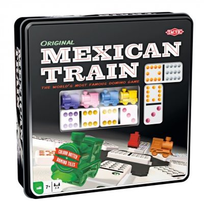 Board Games - Mexican Train Dominos (Metal Tin Edition) | Event Horizon Hobbies CA