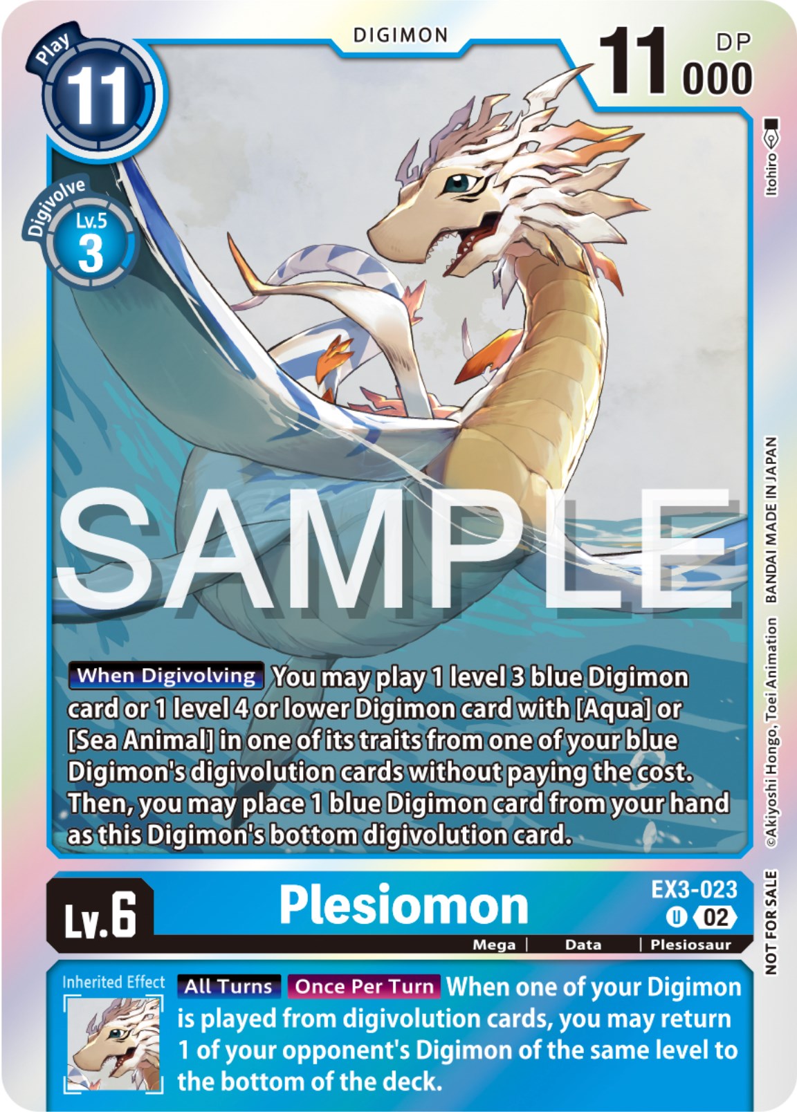 Plesiomon [EX3-023] (Event Pack 6) [Draconic Roar Promos] | Event Horizon Hobbies CA