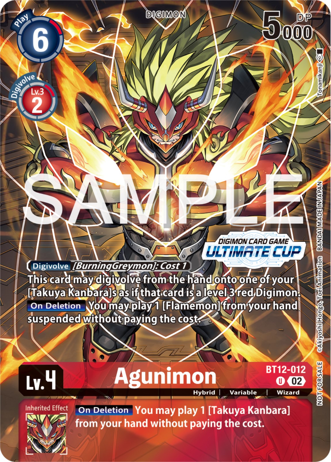 Agunimon [BT12-012] (Ultimate Cup 2024) [Across Time Promos] | Event Horizon Hobbies CA