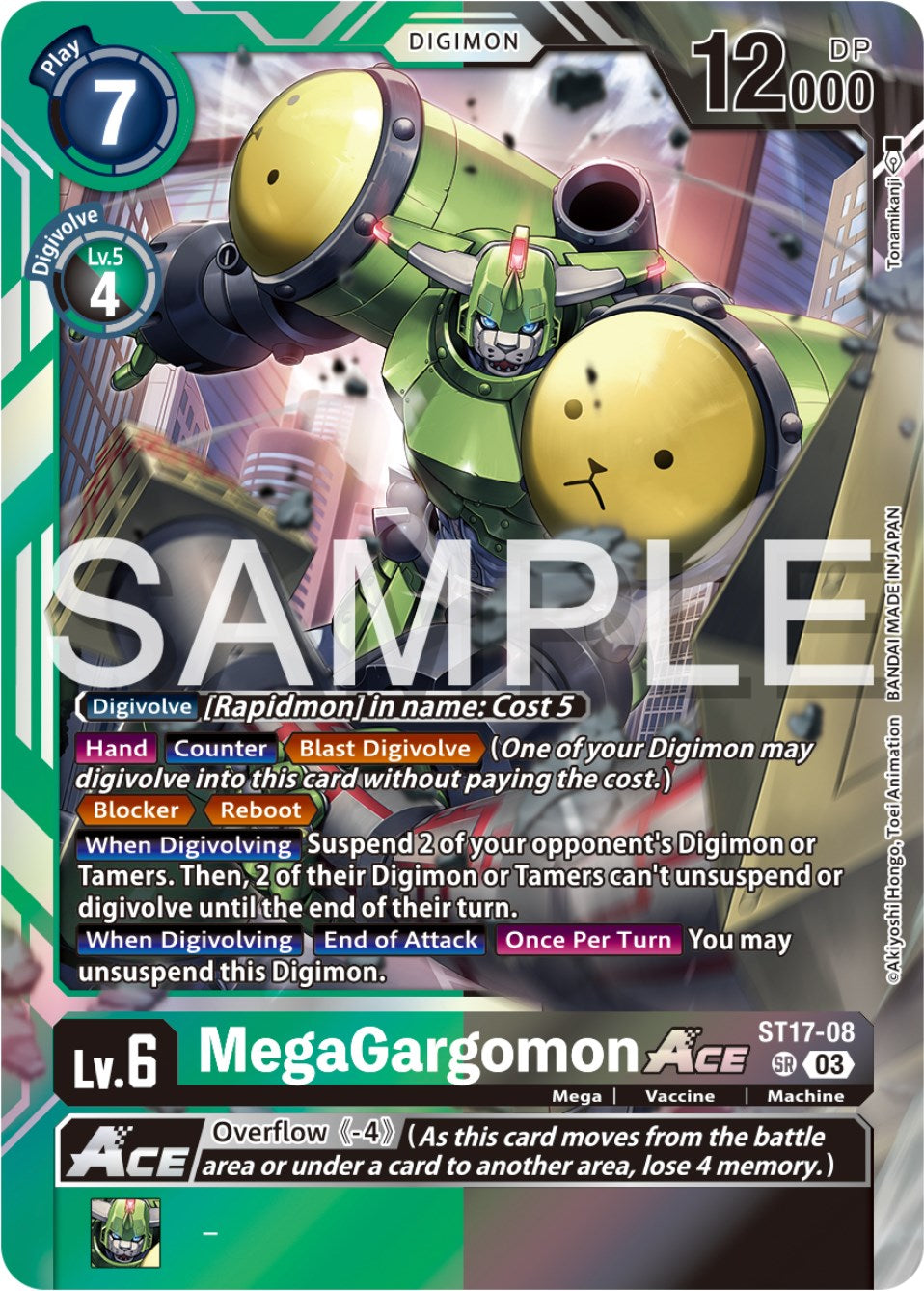 MegaGargomon Ace [ST17-08] [Starter Deck: Double Typhoon Advanced Deck Set] | Event Horizon Hobbies CA