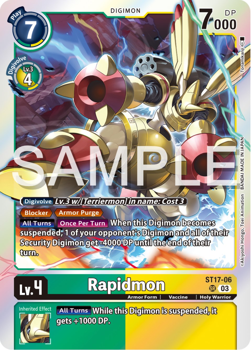 Rapidmon [ST17-06] [Starter Deck: Double Typhoon Advanced Deck Set] | Event Horizon Hobbies CA