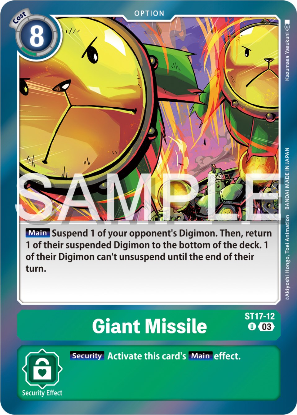 Giant Missile [ST17-12] [Starter Deck: Double Typhoon Advanced Deck Set] | Event Horizon Hobbies CA