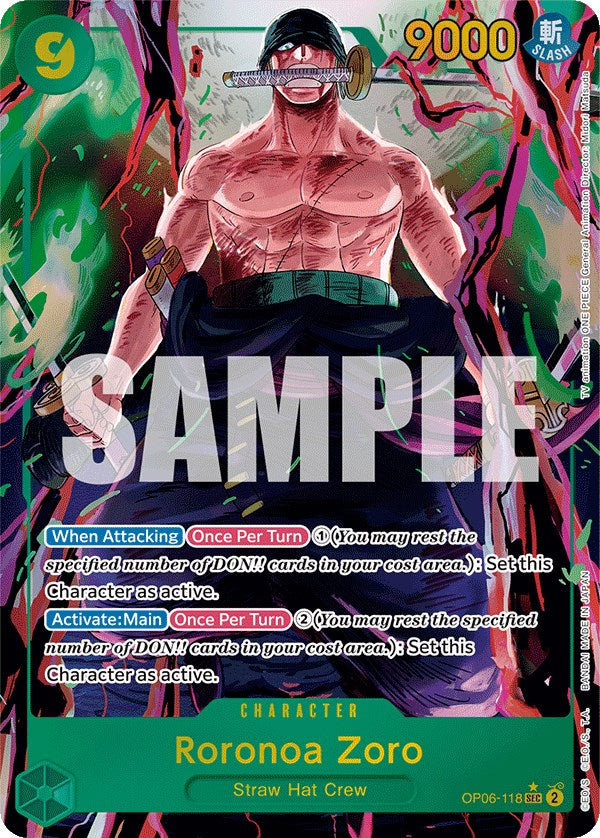 Roronoa Zoro (Alternate Art) [Wings of the Captain] | Event Horizon Hobbies CA