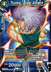 Trunks, Free Attack (Zenkai Series Tournament Pack Vol.7) (P-576) [Tournament Promotion Cards] | Event Horizon Hobbies CA