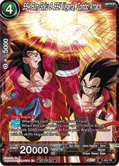 SS4 Son Goku & SS4 Vegeta, Combo Attack (Zenkai Series Tournament Pack Vol.7) (P-585) [Tournament Promotion Cards] | Event Horizon Hobbies CA