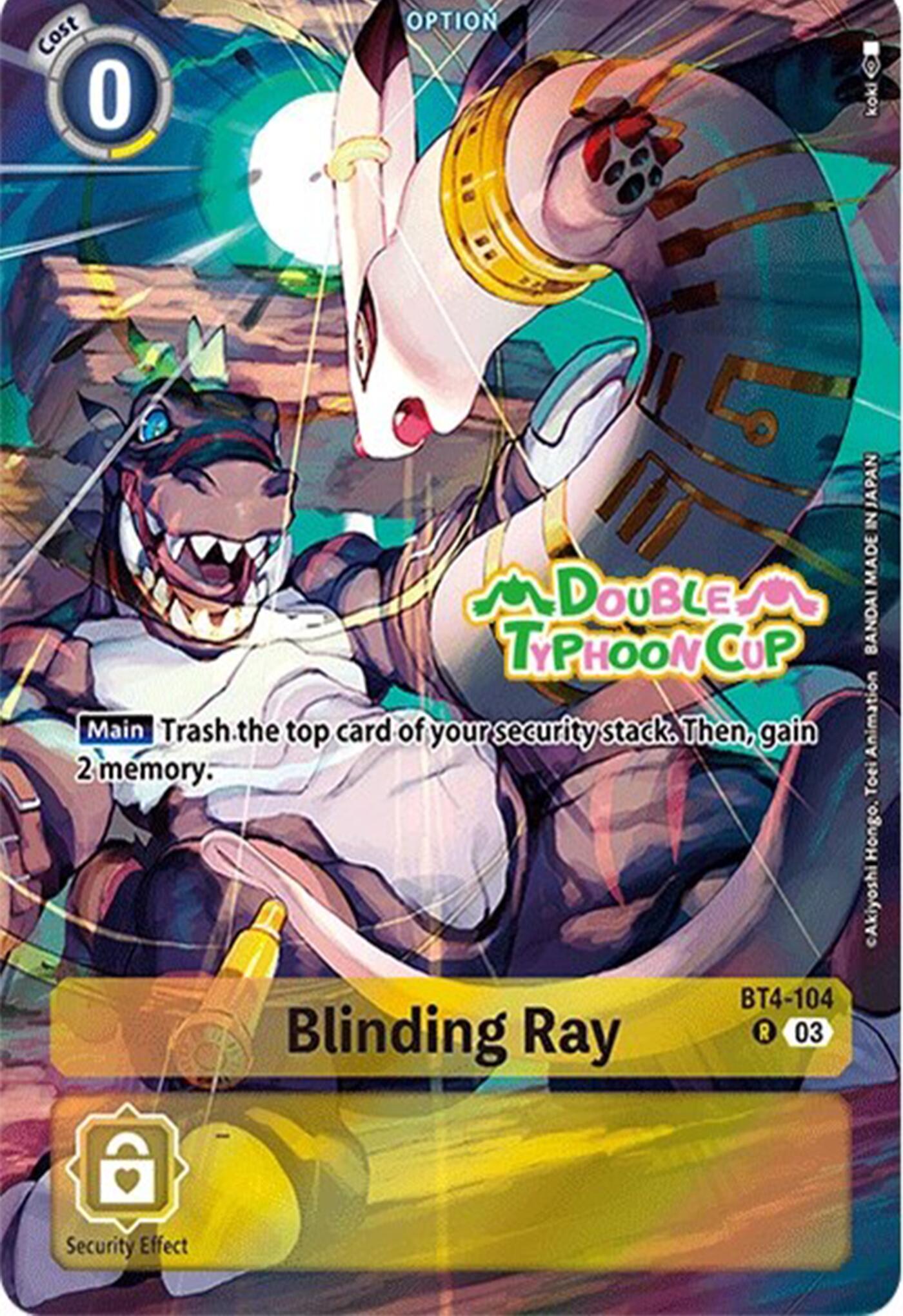 Blinding Ray [BT4-104] (Bonus Pack) [Starter Deck: Double Typhoon Advanced Deck Set Pre-Release Cards] | Event Horizon Hobbies CA