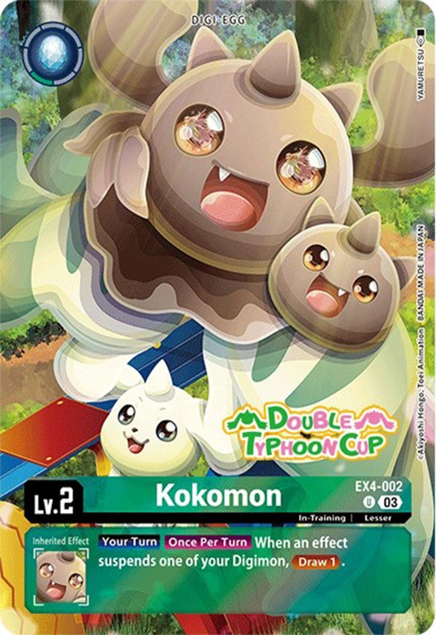 Kokomon [EX4-002] (Bonus Pack) [Starter Deck: Double Typhoon Advanced Deck Set Pre-Release Cards] | Event Horizon Hobbies CA