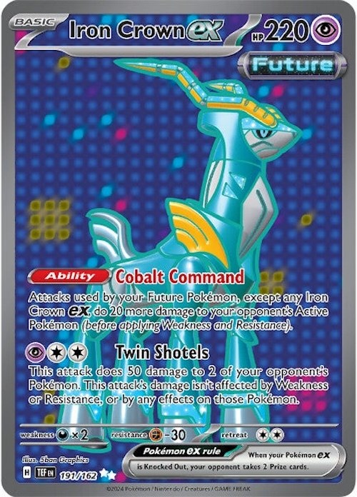 Iron Crown ex (191/162) [Scarlet & Violet: Temporal Forces] | Event Horizon Hobbies CA