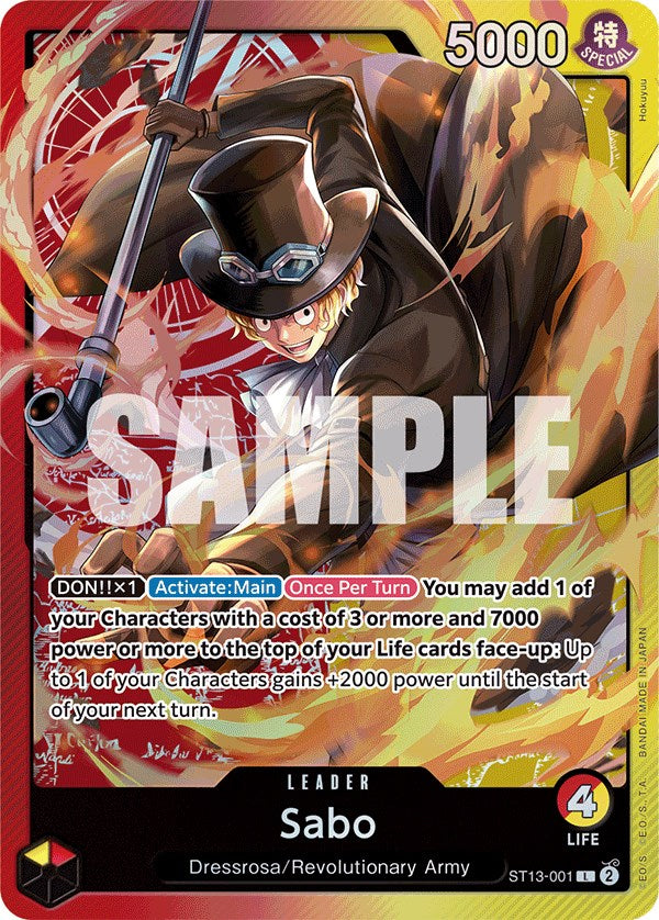 Sabo [Ultra Deck: The Three Brothers] | Event Horizon Hobbies CA