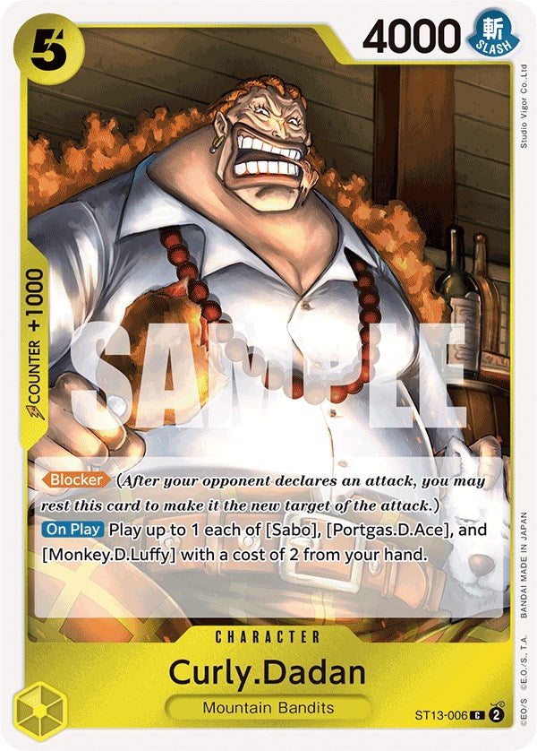 Curly.Dadan [Ultra Deck: The Three Brothers] | Event Horizon Hobbies CA