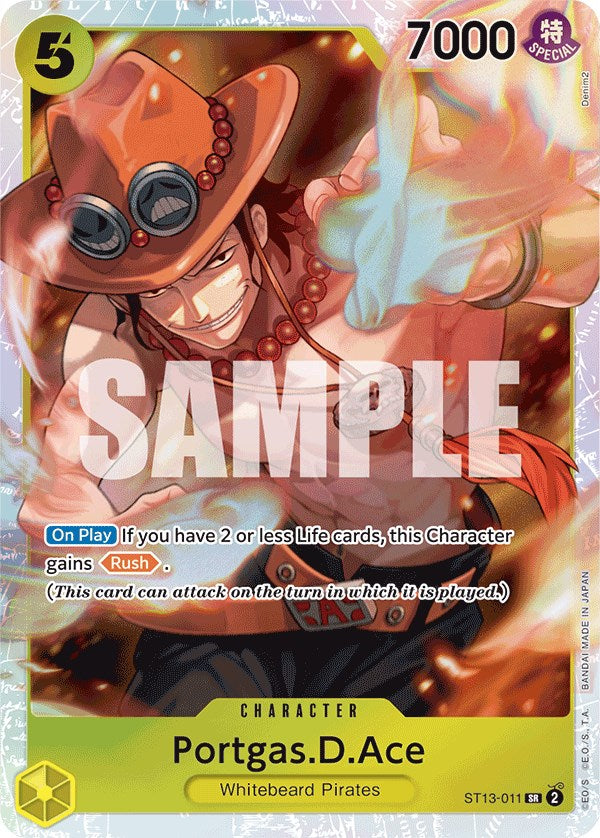 Portgas.D.Ace [Ultra Deck: The Three Brothers] | Event Horizon Hobbies CA