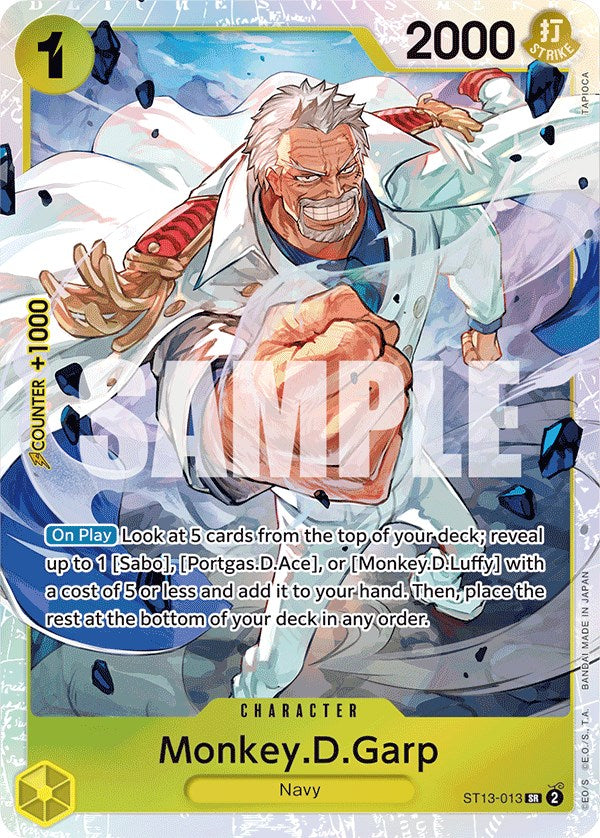 Monkey.D.Garp [Ultra Deck: The Three Brothers] | Event Horizon Hobbies CA