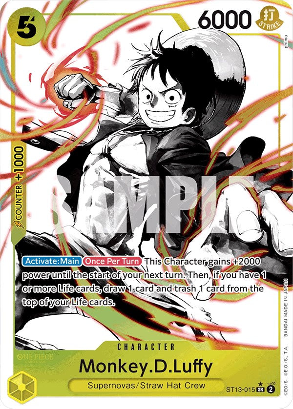 Monkey.D.Luffy (Parallel) [Ultra Deck: The Three Brothers] | Event Horizon Hobbies CA