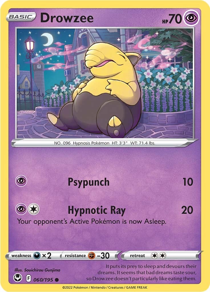 Drowzee (060/195) [Sword & Shield: Silver Tempest] | Event Horizon Hobbies CA