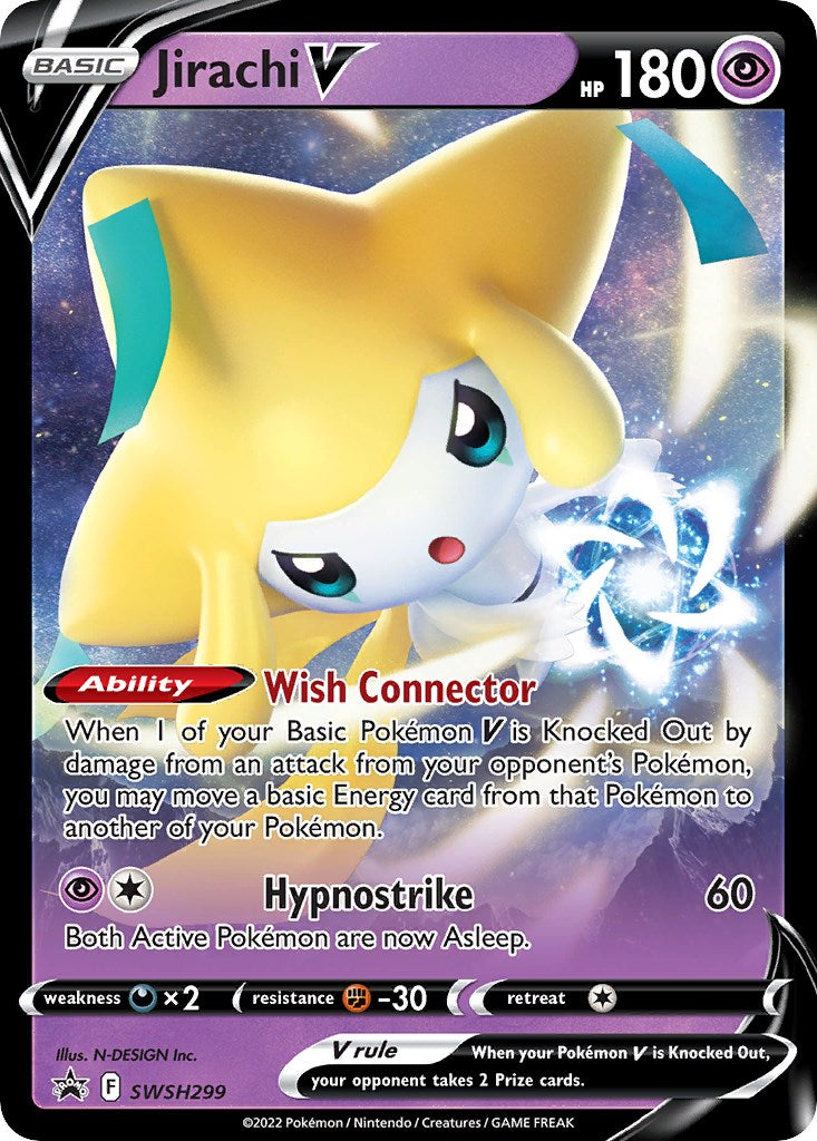 Jirachi V (SWSH299) [Sword & Shield: Black Star Promos] | Event Horizon Hobbies CA