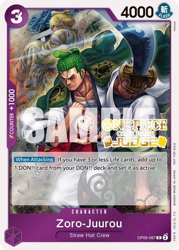 Zoro-Juurou (Judge Pack Vol. 3) [One Piece Promotion Cards] | Event Horizon Hobbies CA