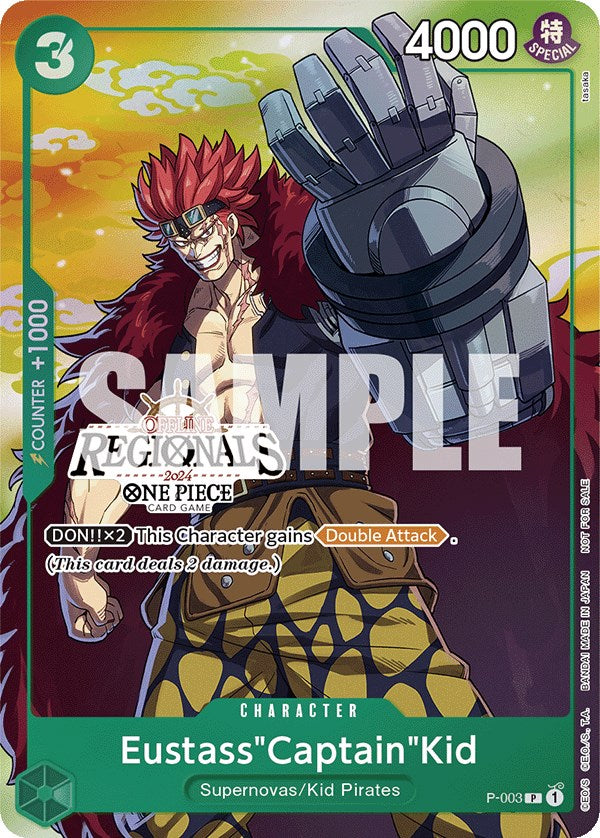 Eustass"Captain"Kid (Offline Regional 2024 Vol. 2) [Participant] [One Piece Promotion Cards] | Event Horizon Hobbies CA