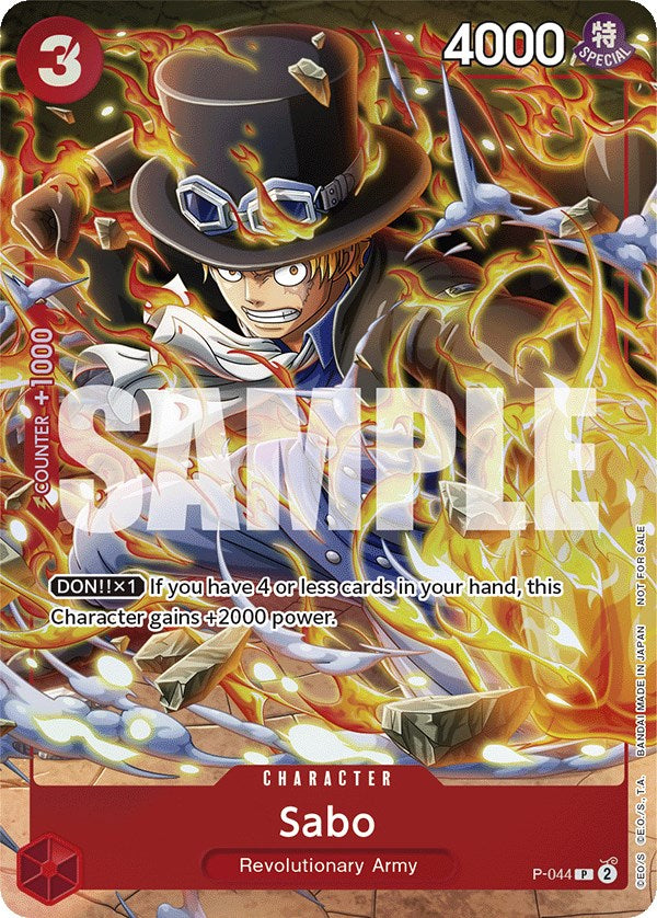 Sabo (Event Pack Vol. 4) [One Piece Promotion Cards] | Event Horizon Hobbies CA