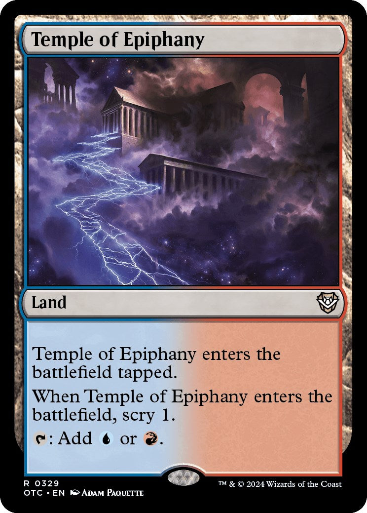 Temple of Epiphany [Outlaws of Thunder Junction Commander] | Event Horizon Hobbies CA