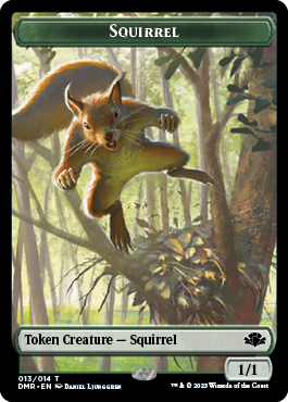 Goblin // Squirrel Double-Sided Token [Dominaria Remastered Tokens] | Event Horizon Hobbies CA