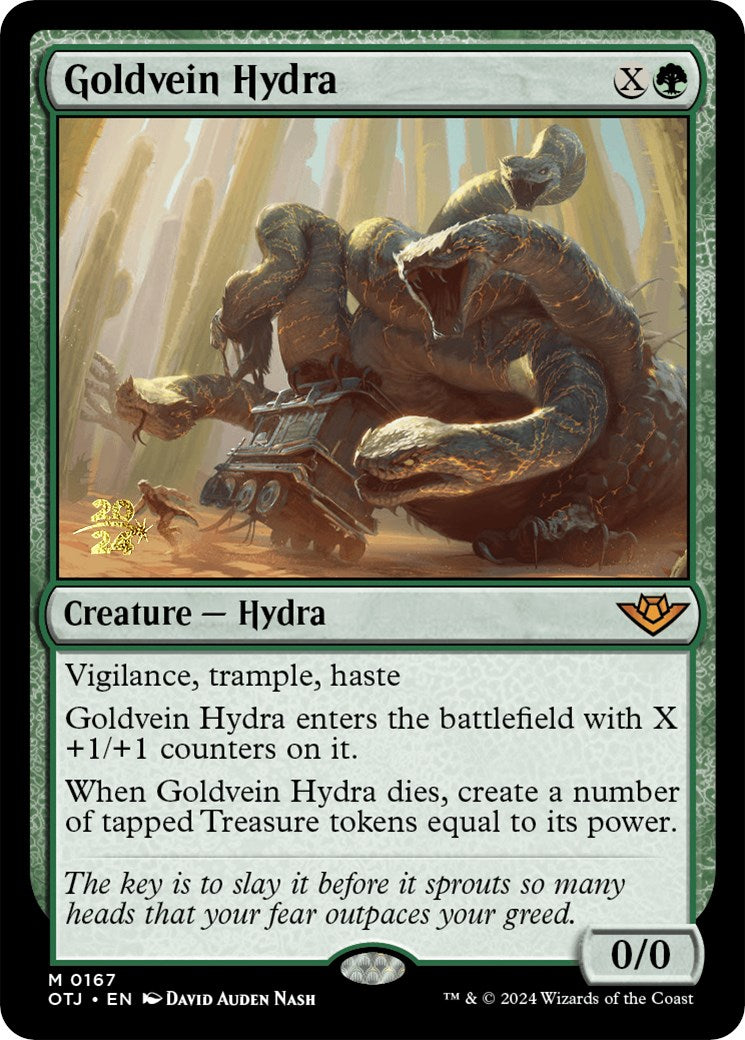 Goldvein Hydra [Outlaws of Thunder Junction Prerelease Promos] | Event Horizon Hobbies CA