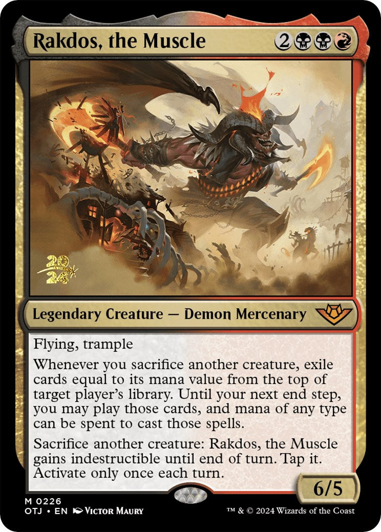 Rakdos, the Muscle [Outlaws of Thunder Junction Prerelease Promos] | Event Horizon Hobbies CA