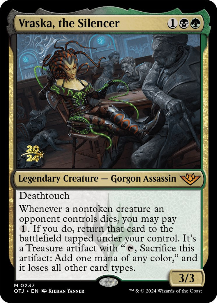 Vraska, the Silencer [Outlaws of Thunder Junction Prerelease Promos] | Event Horizon Hobbies CA