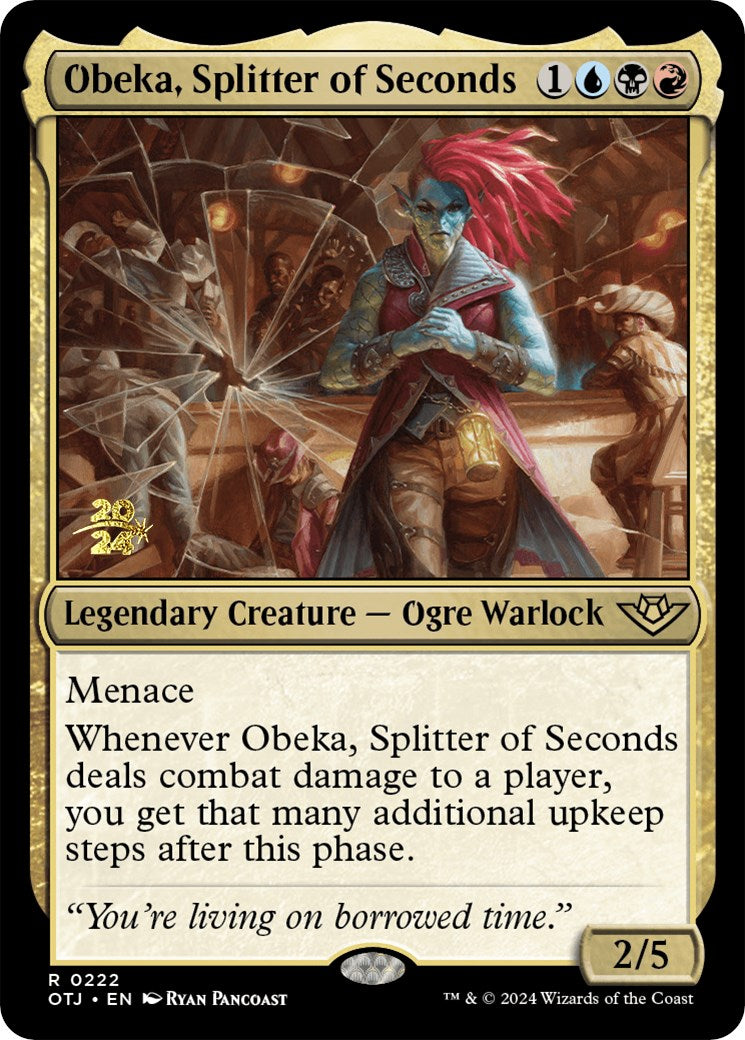 Obeka, Splitter of Seconds [Outlaws of Thunder Junction Prerelease Promos] | Event Horizon Hobbies CA