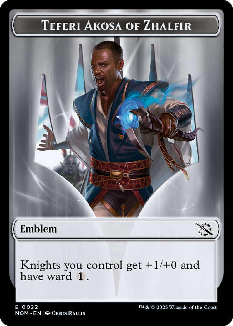 Teferi Akosa of Zhalfir Emblem [March of the Machine Tokens] | Event Horizon Hobbies CA