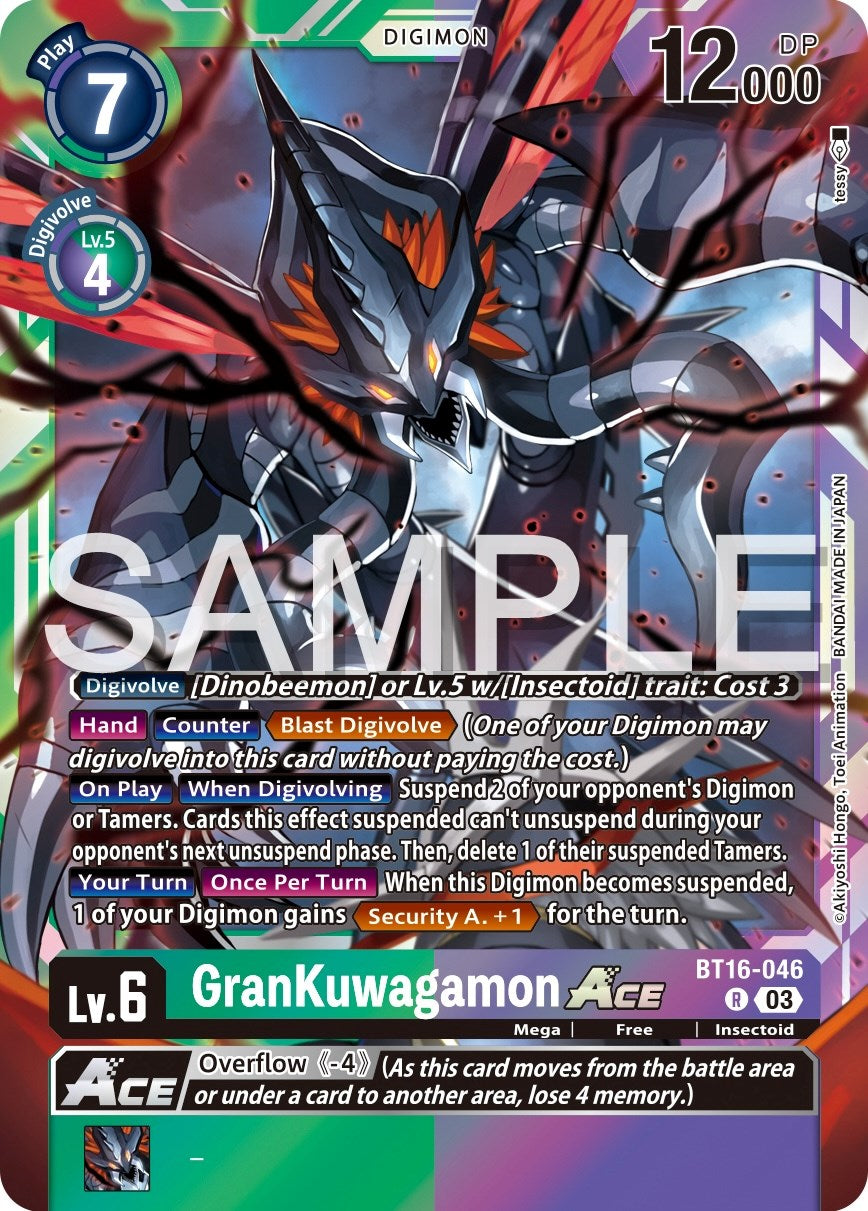 GranKuwagamon Ace [BT16-046] [Beginning Observer] | Event Horizon Hobbies CA