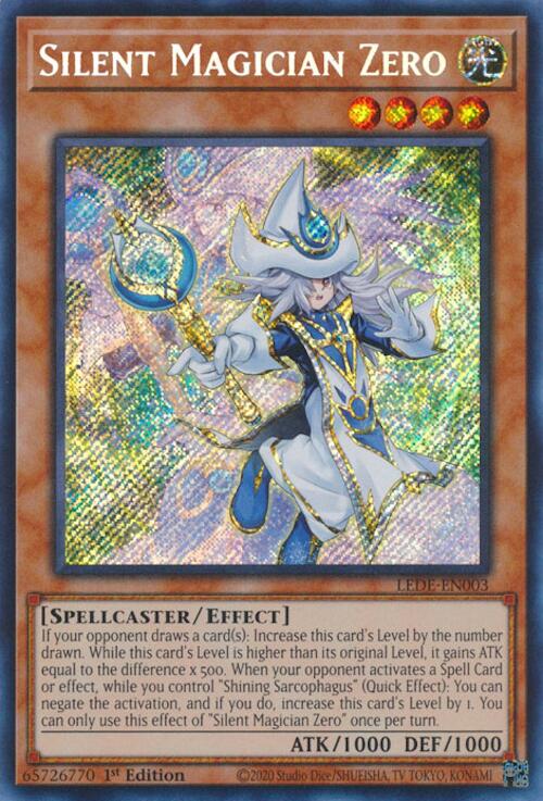 Silent Magician Zero [LEDE-EN003] Secret Rare | Event Horizon Hobbies CA