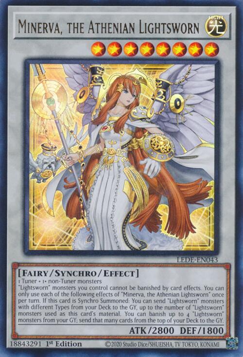 Minerva, the Athenian Lightsworn [LEDE-EN043] Ultra Rare | Event Horizon Hobbies CA