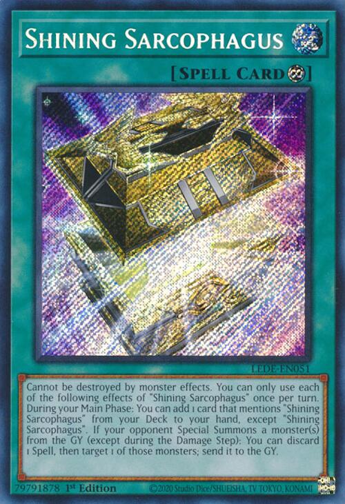 Shining Sarcophagus [LEDE-EN051] Secret Rare | Event Horizon Hobbies CA