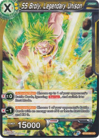 SS Broly, Legendary Unison (BT10-094) [Rise of the Unison Warrior 2nd Edition] | Event Horizon Hobbies CA