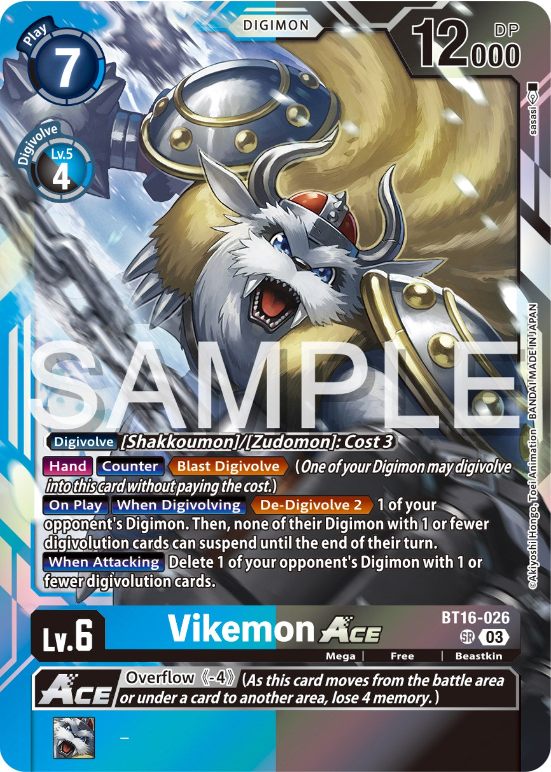 Vikemon Ace [BT16-026] [Beginning Observer] | Event Horizon Hobbies CA