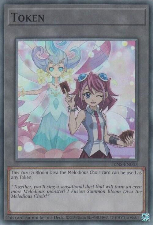 Token: Zuzu and Bloom Diva the Melodious Choir [TKN5-EN003] Super Rare | Event Horizon Hobbies CA