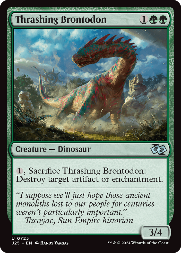 Thrashing Brontodon [Foundations Jumpstart] | Event Horizon Hobbies CA