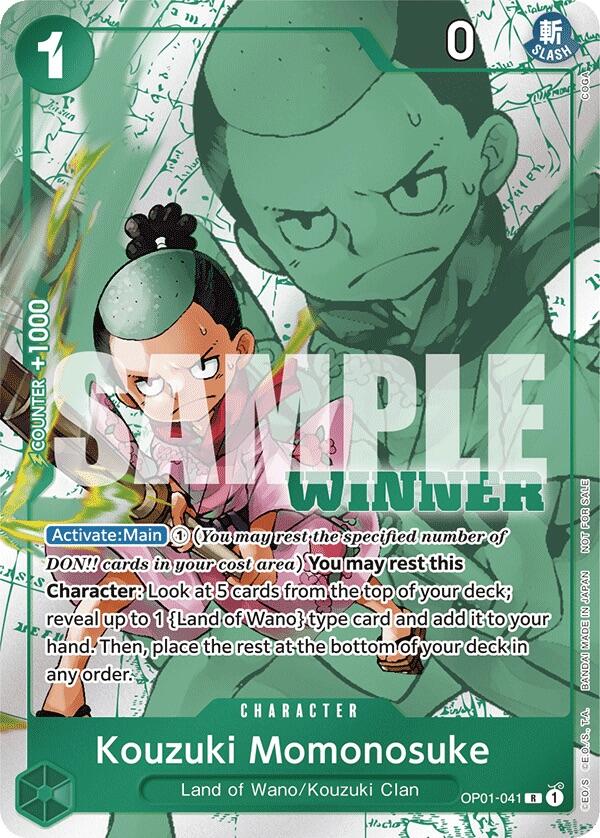 Kouzuki Momonosuke (Winner Pack Vol. 7) [One Piece Promotion Cards] | Event Horizon Hobbies CA