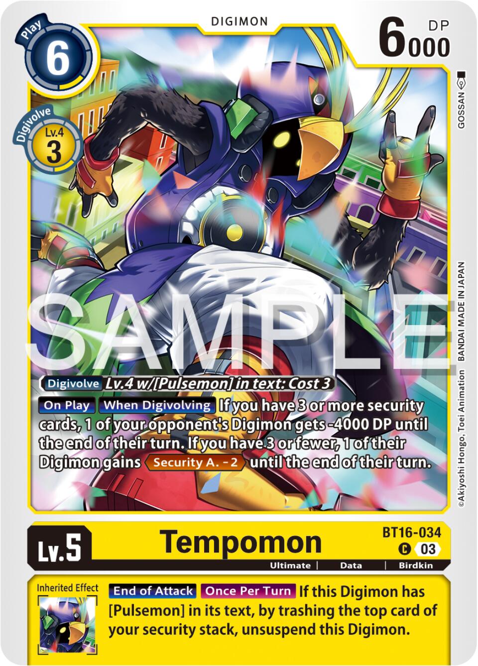 Tempomon [BT16-034] [Beginning Observer] | Event Horizon Hobbies CA