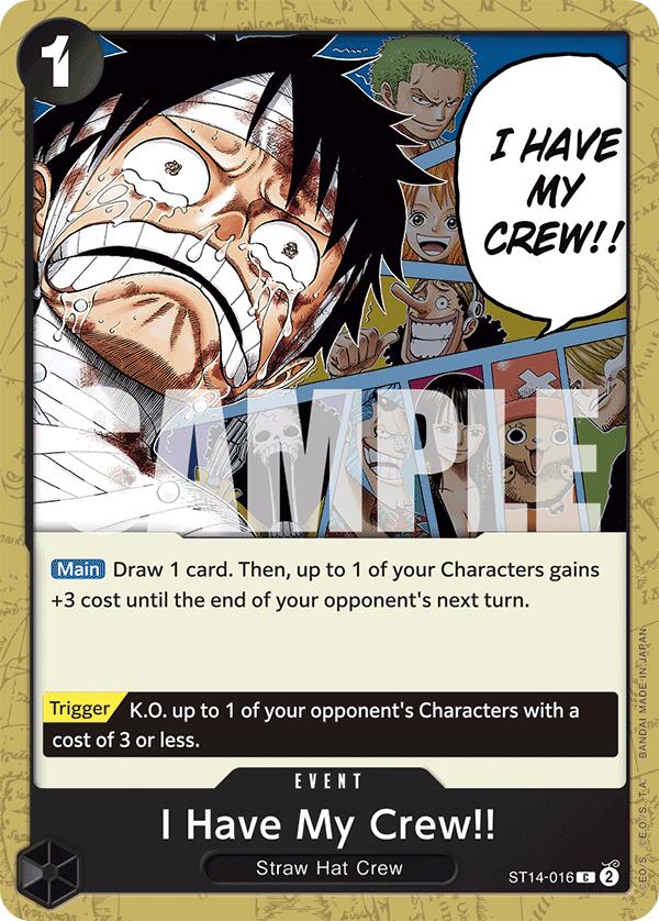 I Have My Crew!! [Starter Deck: 3D2Y] | Event Horizon Hobbies CA