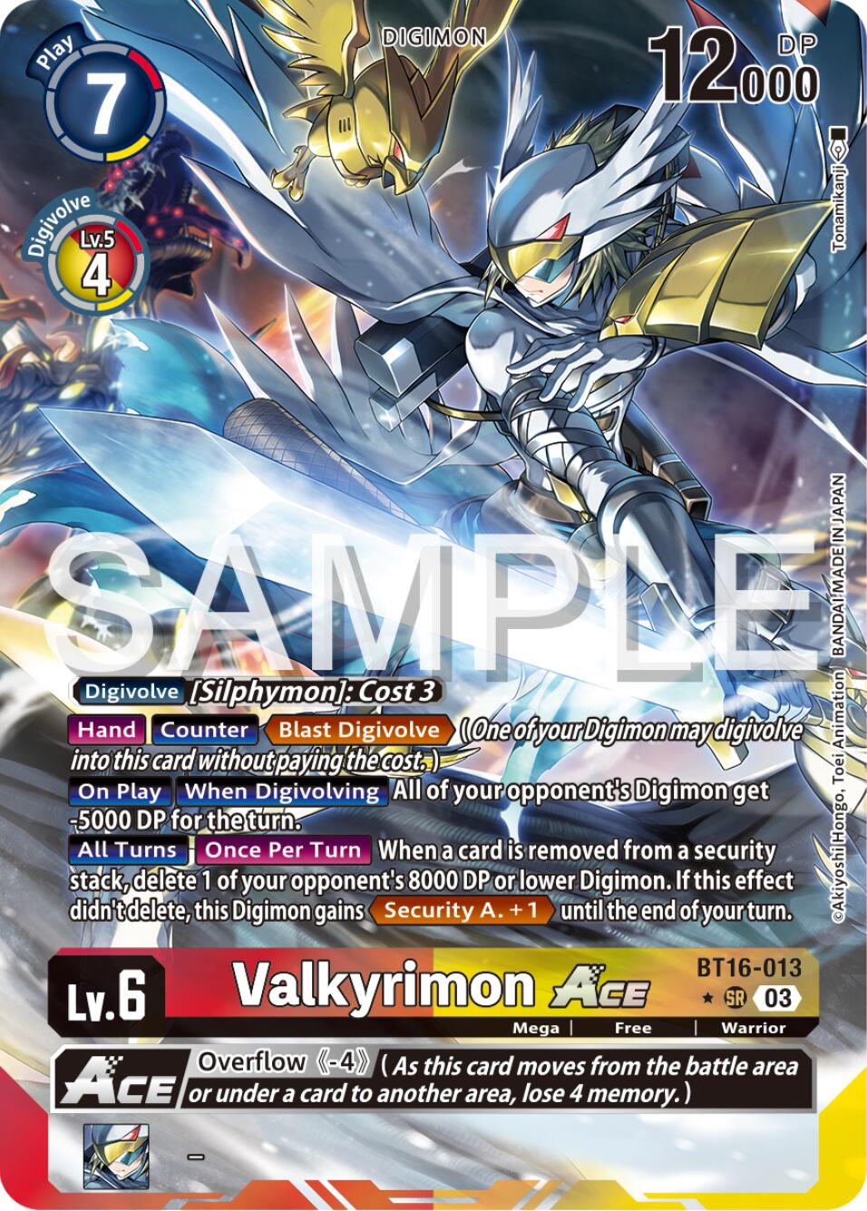 Valkyrimon Ace [BT16-013] (Alternate Art) [Beginning Observer] | Event Horizon Hobbies CA