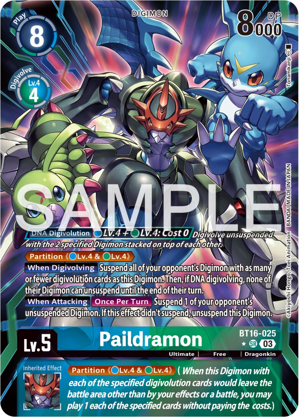 Paildramon [BT16-025] (Alternate Art) [Beginning Observer] | Event Horizon Hobbies CA