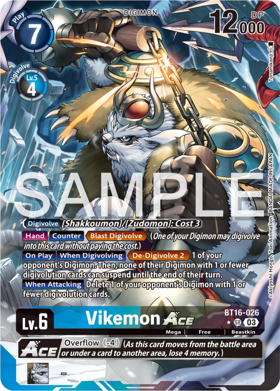 Vikemon Ace [BT16-026] (Alternate Art) [Beginning Observer] | Event Horizon Hobbies CA