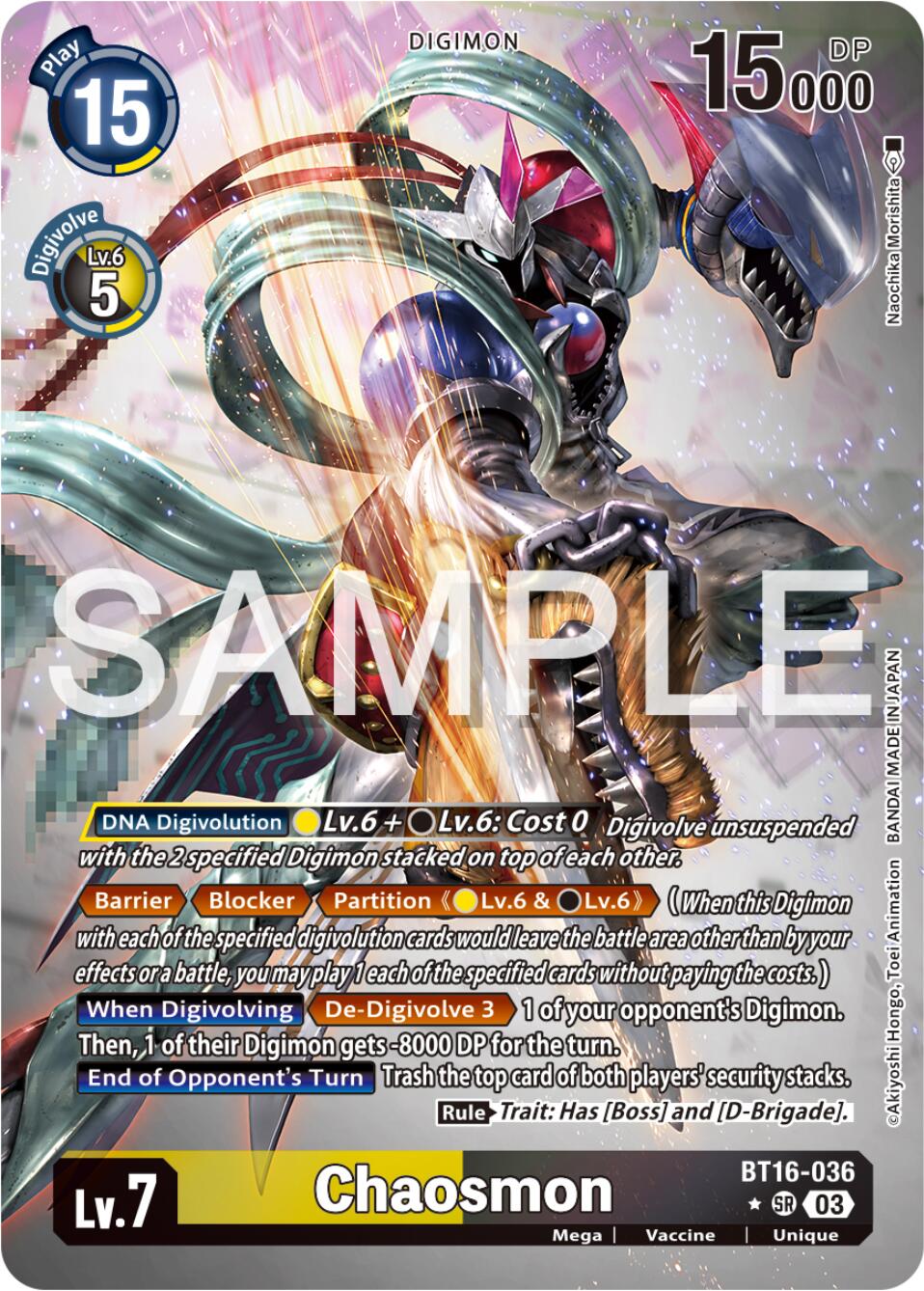 Chaosmon [BT16-036] (Alternate Art) [Beginning Observer] | Event Horizon Hobbies CA